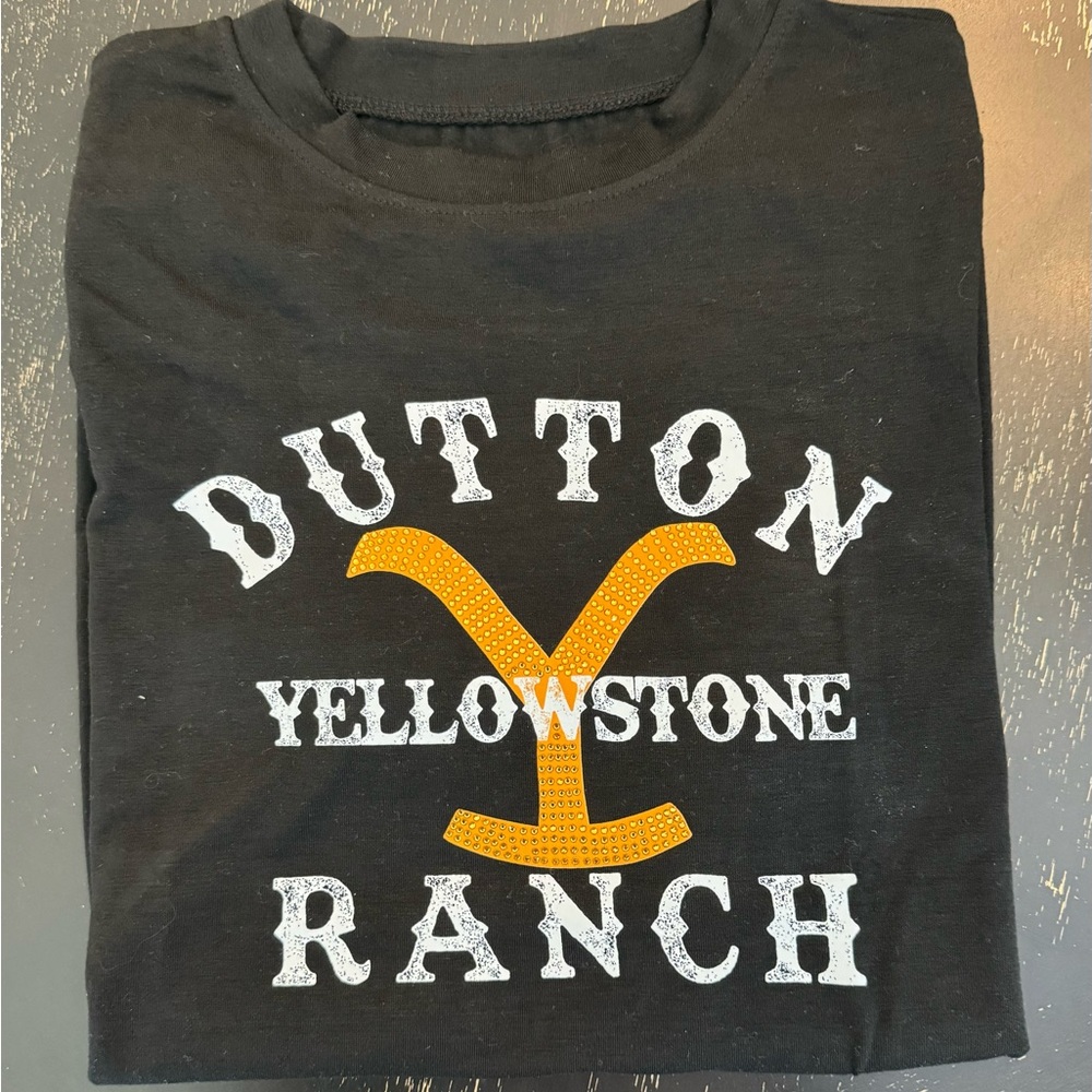 Dutton Yellowstone Ranch Embellished T-Shirt